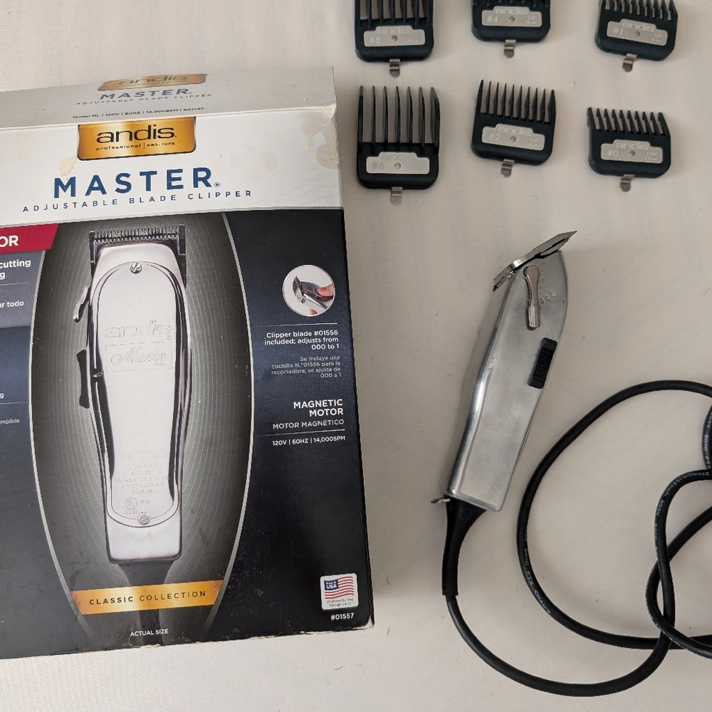 Andis Clipper - Sleek Silver Design